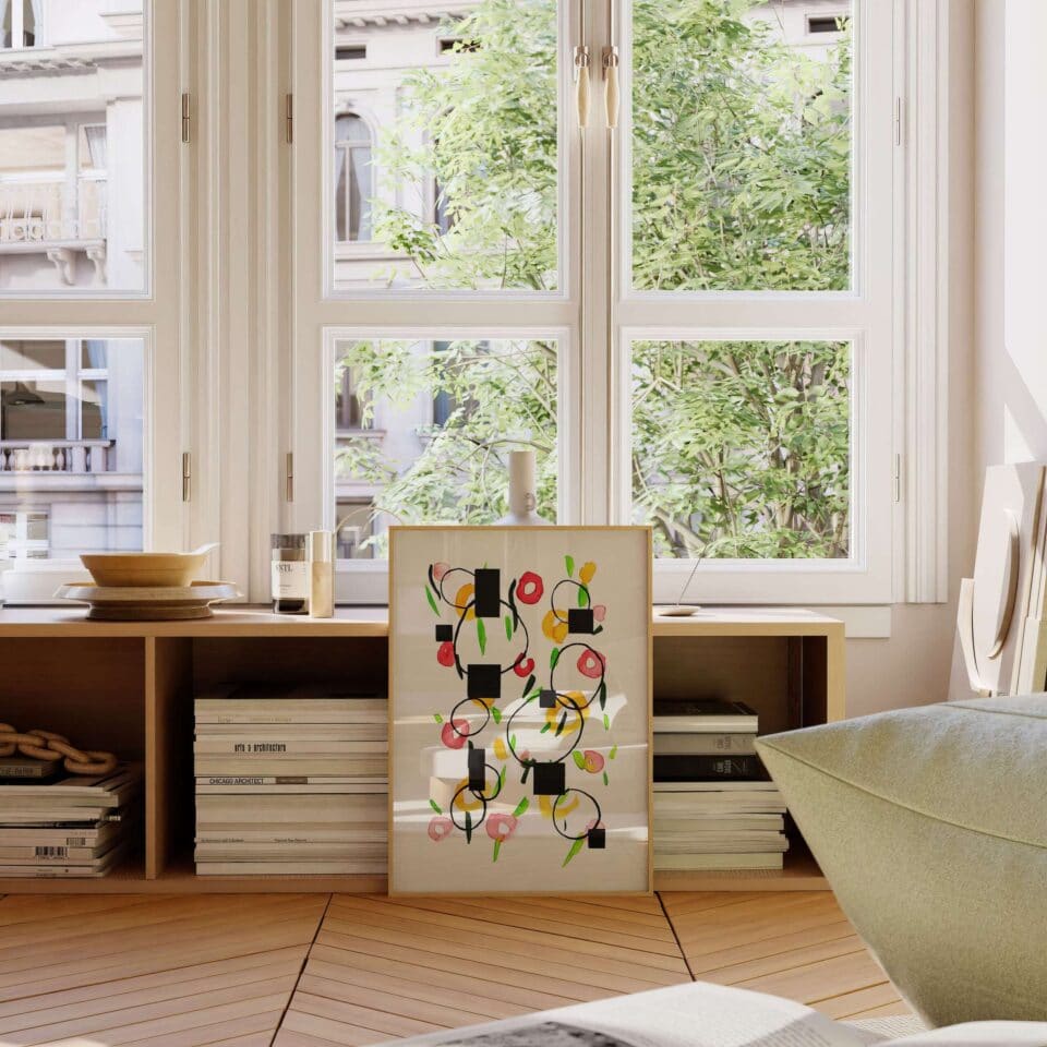 Anticipations Les Bouquets I, print A0 841x1189 mm or A1 594x841 mm, Giclée on Hahnemühle Paper, available framed or unframed, Signed & numbered (1 to 50), with certificate of authenticity 3